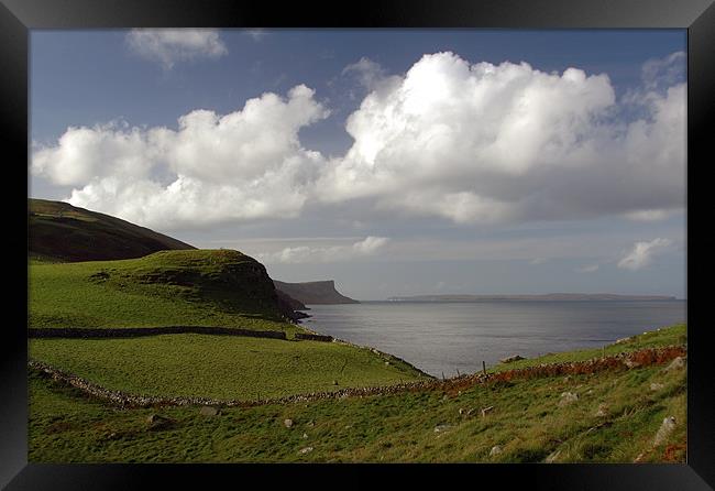 Torr Head View Framed Print by Stephen Maxwell
