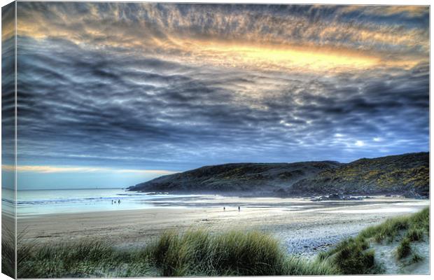 Freshwater West Canvas Print by Simon West