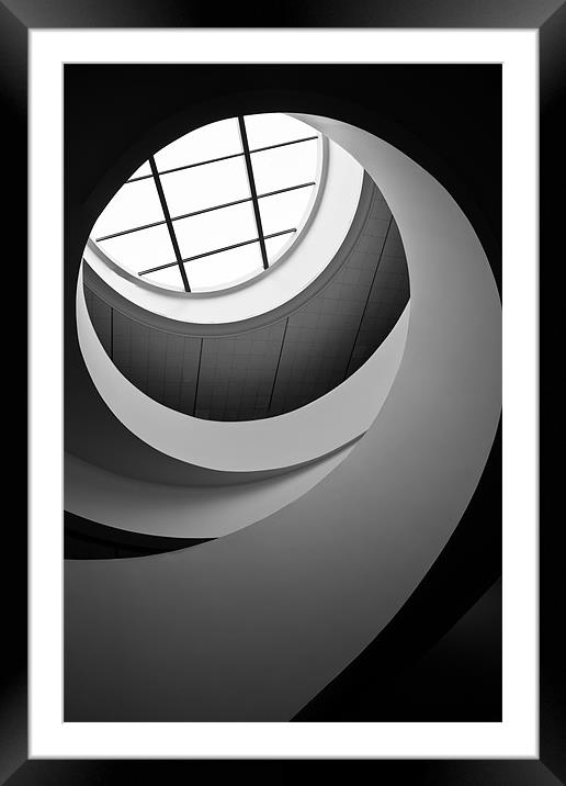 Museum of Liverpool staircase Framed Mounted Print by Steve Jackson