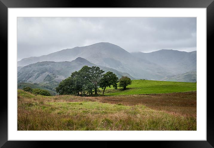 Rain is coming near Elterwater Framed Mounted Print by Michelle PREVOT