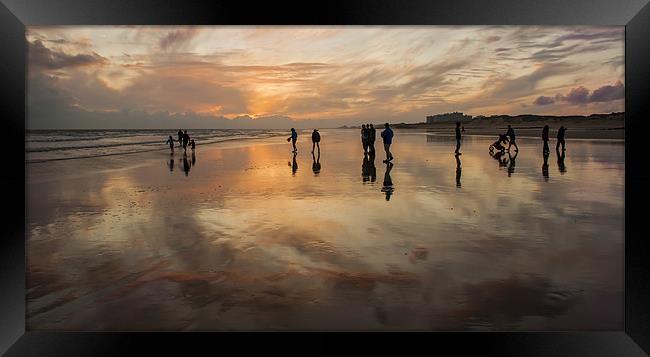 Evolution of a beach Framed Print by Ian Jones