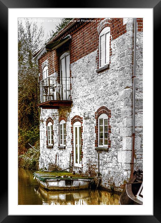 House on the canal Framed Mounted Print by Thanet Photos
