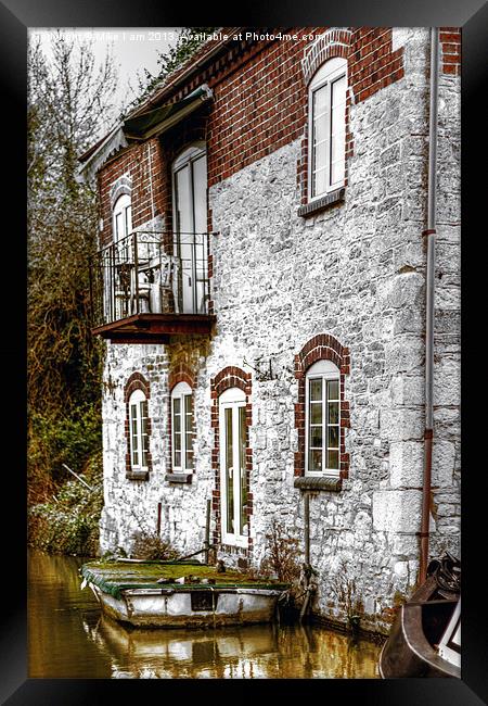 House on the canal Framed Print by Thanet Photos