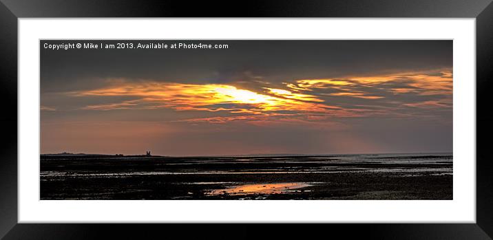 Sunset Framed Mounted Print by Thanet Photos