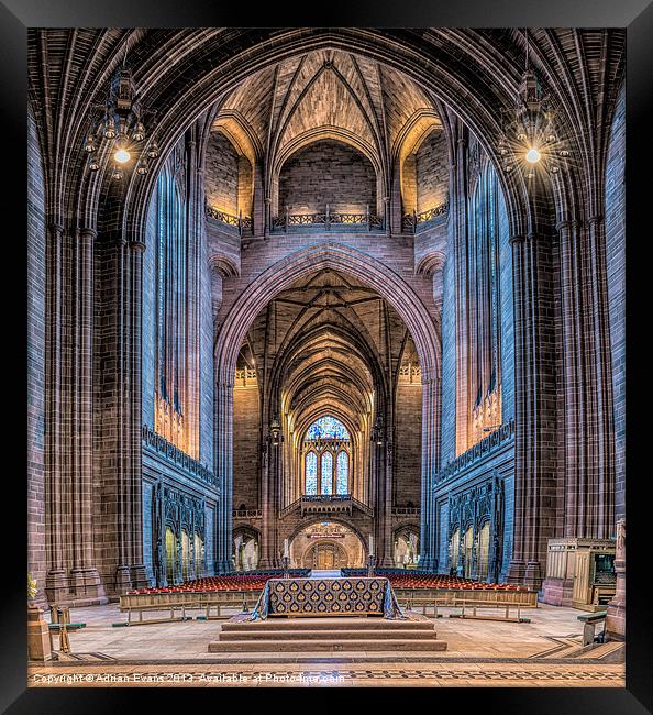 The Cathedral Framed Print by Adrian Evans