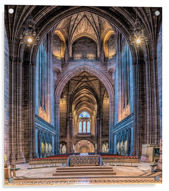 The Cathedral Acrylic by Adrian Evans