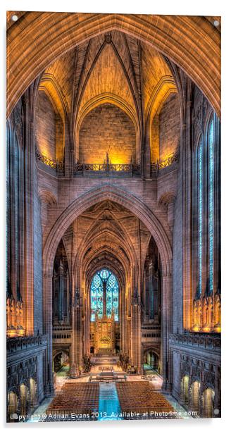 Ghost in the Cathedral Acrylic by Adrian Evans