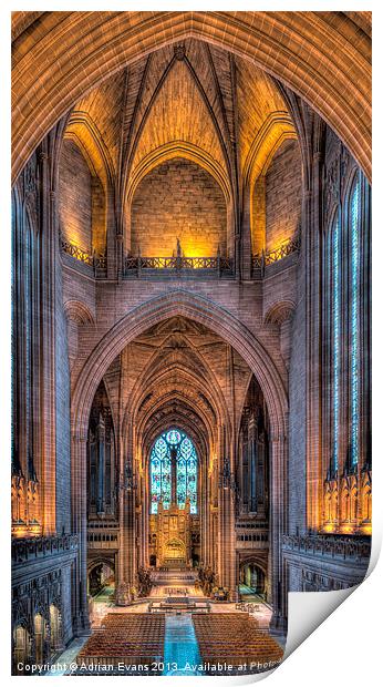 Ghost in the Cathedral Print by Adrian Evans