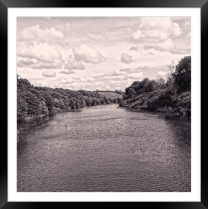 River Weaver 2 Framed Mounted Print by Emma Ward