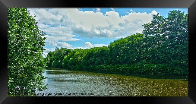 River Weaver 3 Framed Print by Emma Ward