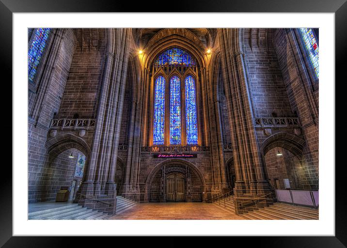Cathedral Church of Christ Framed Mounted Print by Ian Mitchell