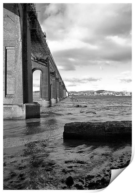 Vanishing Bridge Print by Liam Spence