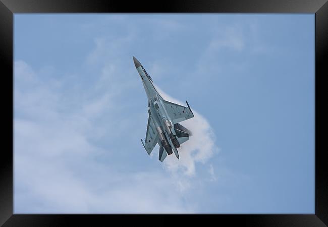 Su35 Flanker Framed Print by P H