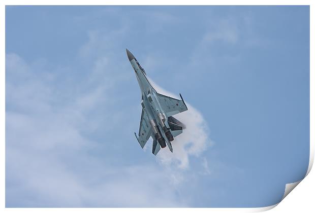 Su35 Flanker Print by P H