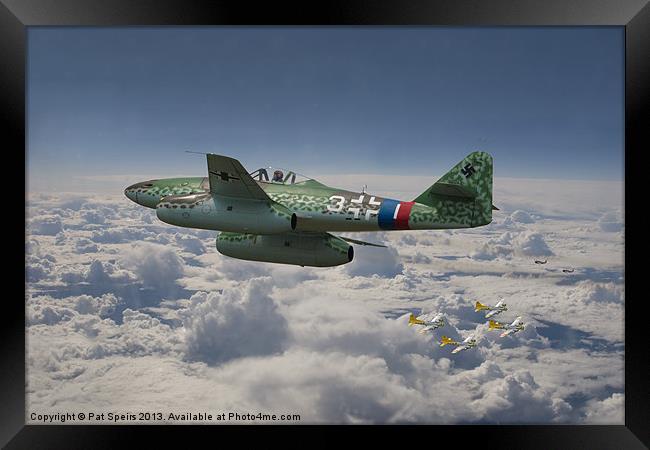 Me262 - Stormbird Framed Print by Pat Speirs