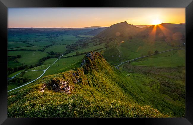 Chrome Hill from Parkhouse Hill Framed Print by Steve Connolly