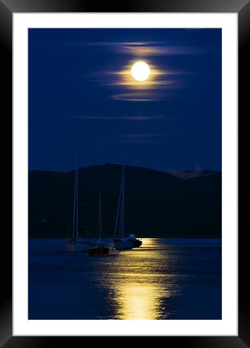 moonlight Framed Mounted Print by Kelvin Rumsby