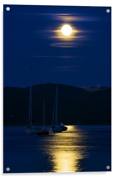 moonlight Acrylic by Kelvin Rumsby