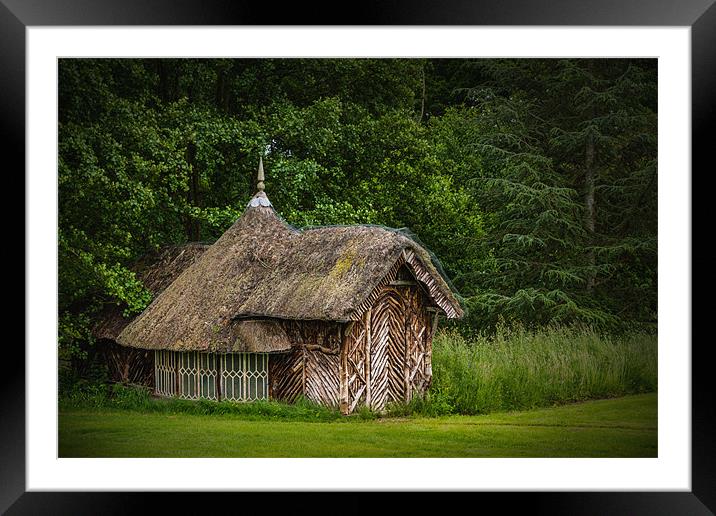 The Old Boathouse by the Lake Framed Mounted Print by Ian Johnston  LRPS