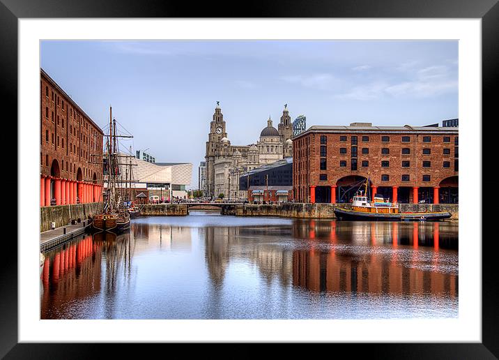 Albert Dock, Liverpool Framed Mounted Print by Roger Green