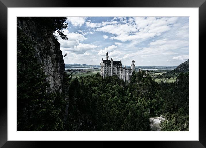 Neuschwanstein castle Framed Mounted Print by Jo Beerens