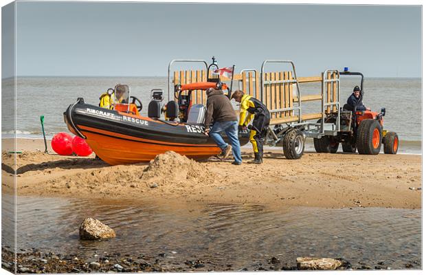 Caister LIfeboat Canvas Print by Stephen Mole