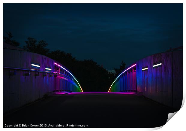 Rainbow Bridge Print by Brian O'Dwyer