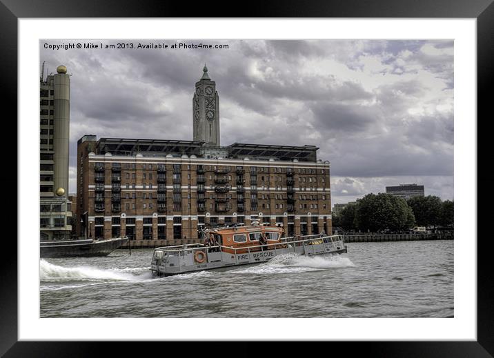 Oxo tower Framed Mounted Print by Thanet Photos