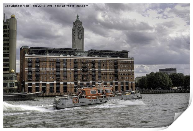 Oxo tower Print by Thanet Photos