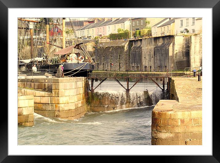 Charlestown Harbour Framed Mounted Print by Peter F Hunt