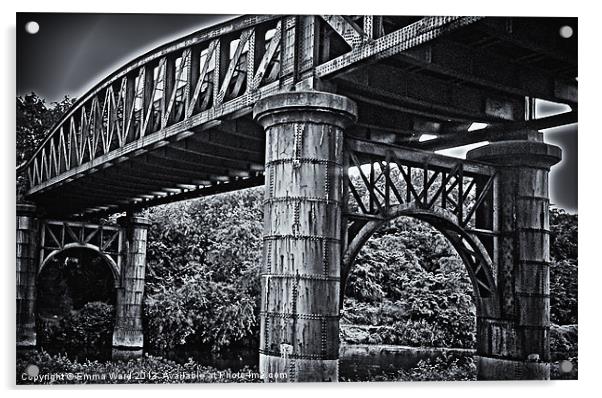 Bridge over river Don 2 Acrylic by Emma Ward