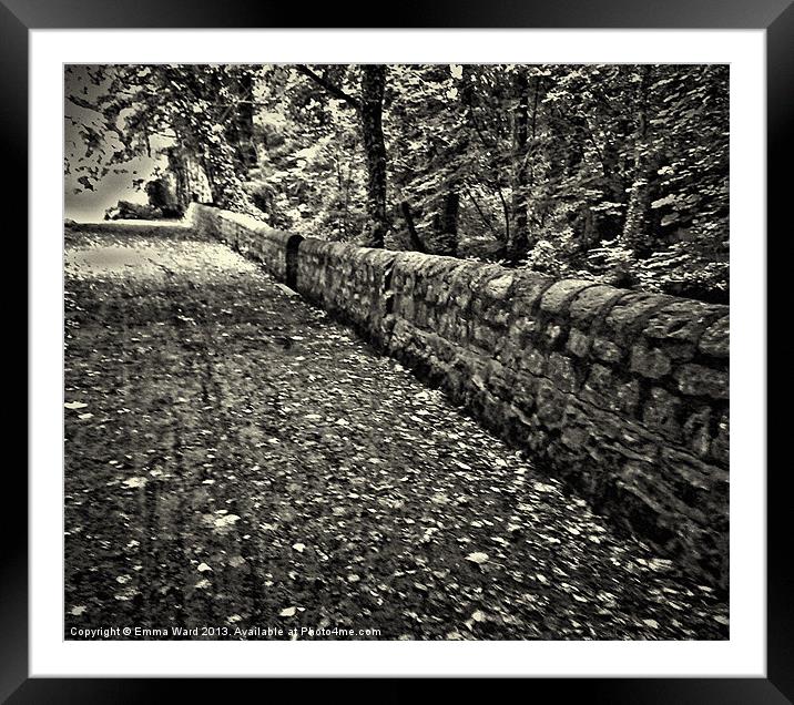 walk into the light 2 Framed Mounted Print by Emma Ward