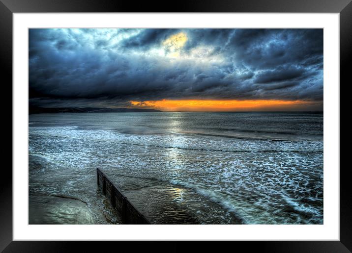 Calm before the storm Framed Mounted Print by Simon West