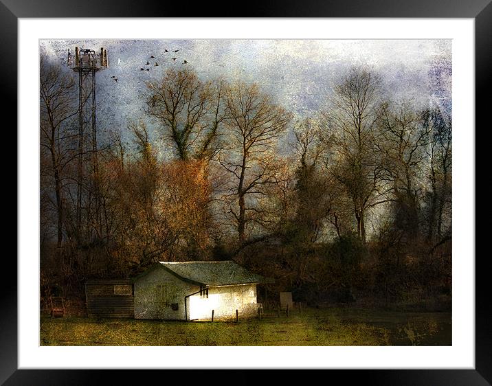 Village Green Framed Mounted Print by Dawn Cox