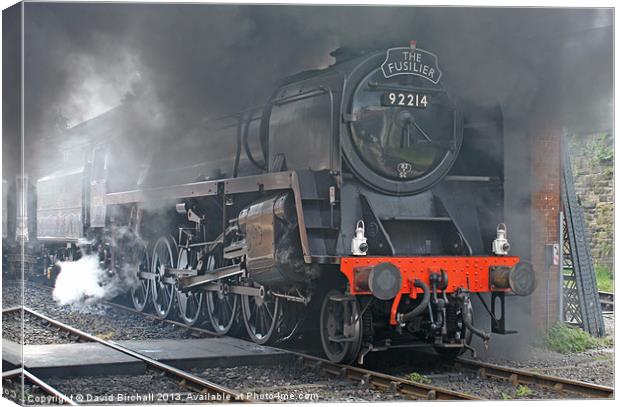 The Fusilier steam train. Canvas Print by David Birchall