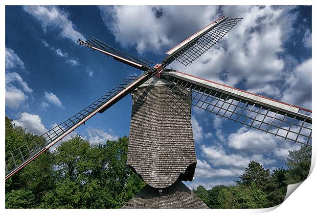 windmill Print by Jo Beerens