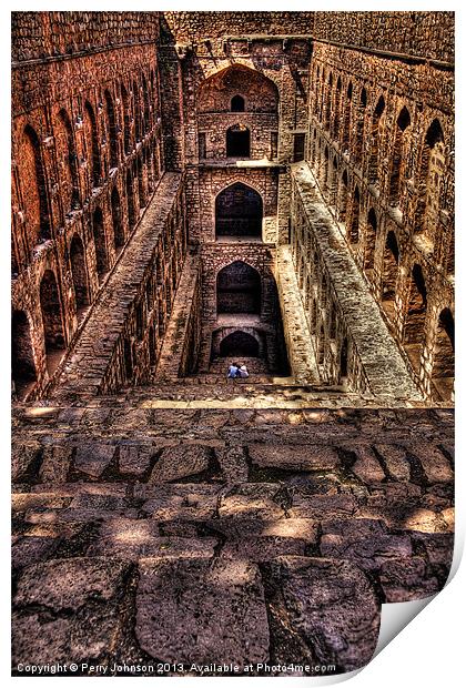 The Step Well Print by Perry Johnson