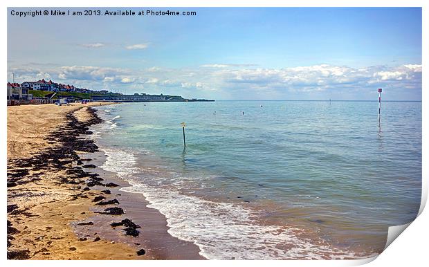 Westbrook bay Print by Thanet Photos