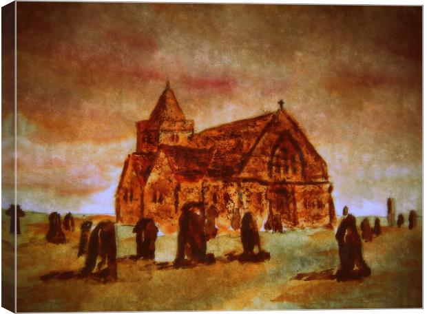 old aberlady church Canvas Print by dale rys (LP)