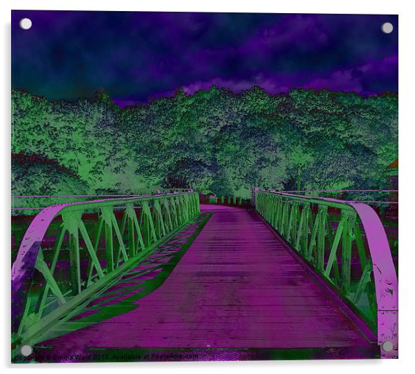 bridge of dreams Acrylic by Emma Ward