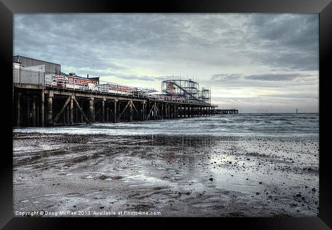 Pier at Clacton-on-Sea Framed Print by Doug McRae