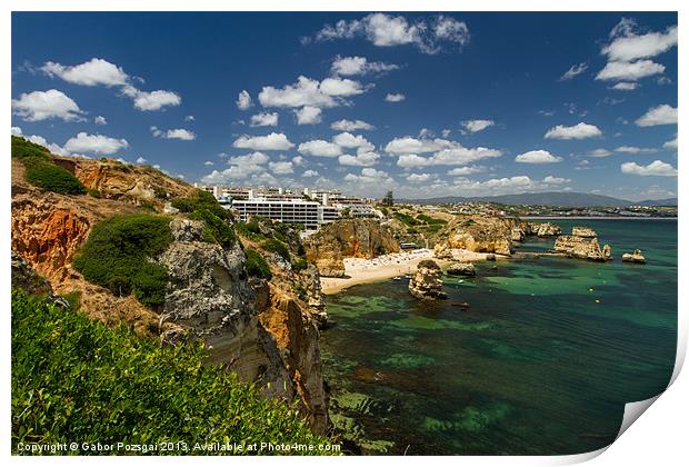 Ponta da Piadale, Portugal Print by Gabor Pozsgai