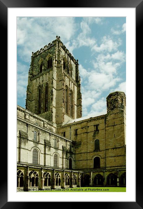 Durham Cathedral England Framed Mounted Print by Carole-Anne Fooks