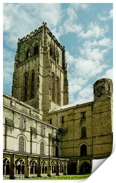 Durham Cathedral England Print by Carole-Anne Fooks
