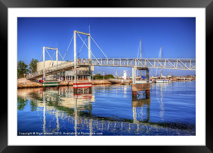 Lagos Lifting Bridge Framed Mounted Print by Wight Landscapes