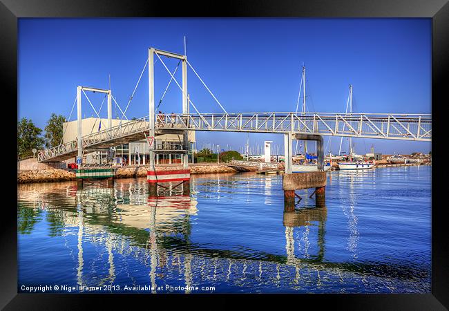 Lagos Lifting Bridge Framed Print by Wight Landscapes