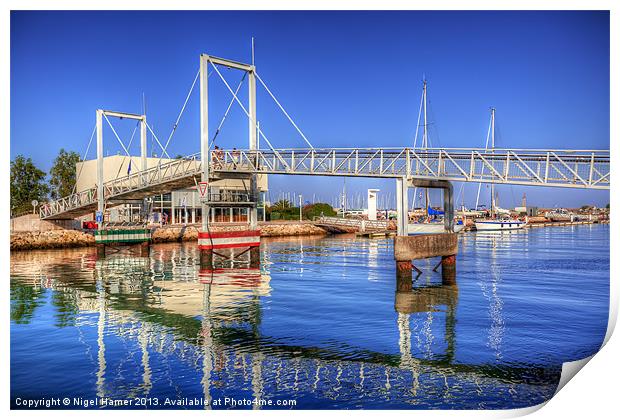 Lagos Lifting Bridge Print by Wight Landscapes