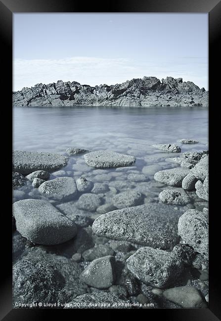 long exposure river shot Framed Print by Lloyd Fudge