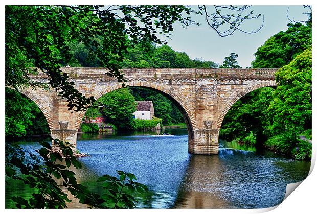 Prebends Bridge: Durham Print by John Ellis
