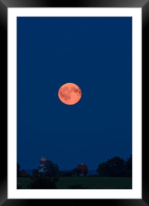 Moonrise Framed Mounted Print by Thomas Schaeffer